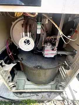 Pool heater after professional deep cleaning — No Excuses Pool Service